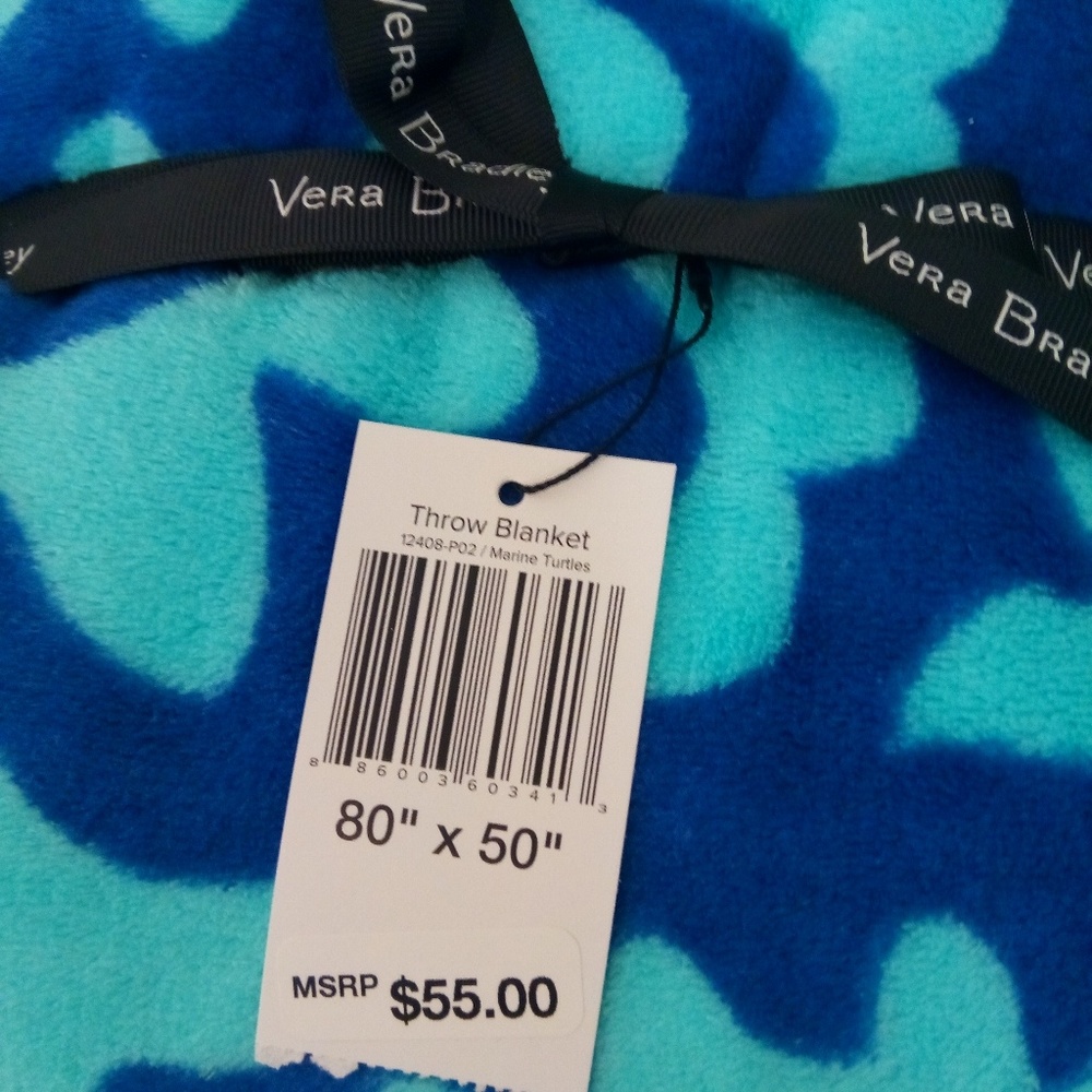 Turtles throw blanket Vera Bradley - Picture 3 of 5